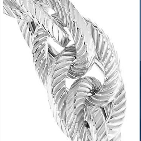 Judith Ripka Verona 925 Large Link Bracelet - Picture 8 of 9